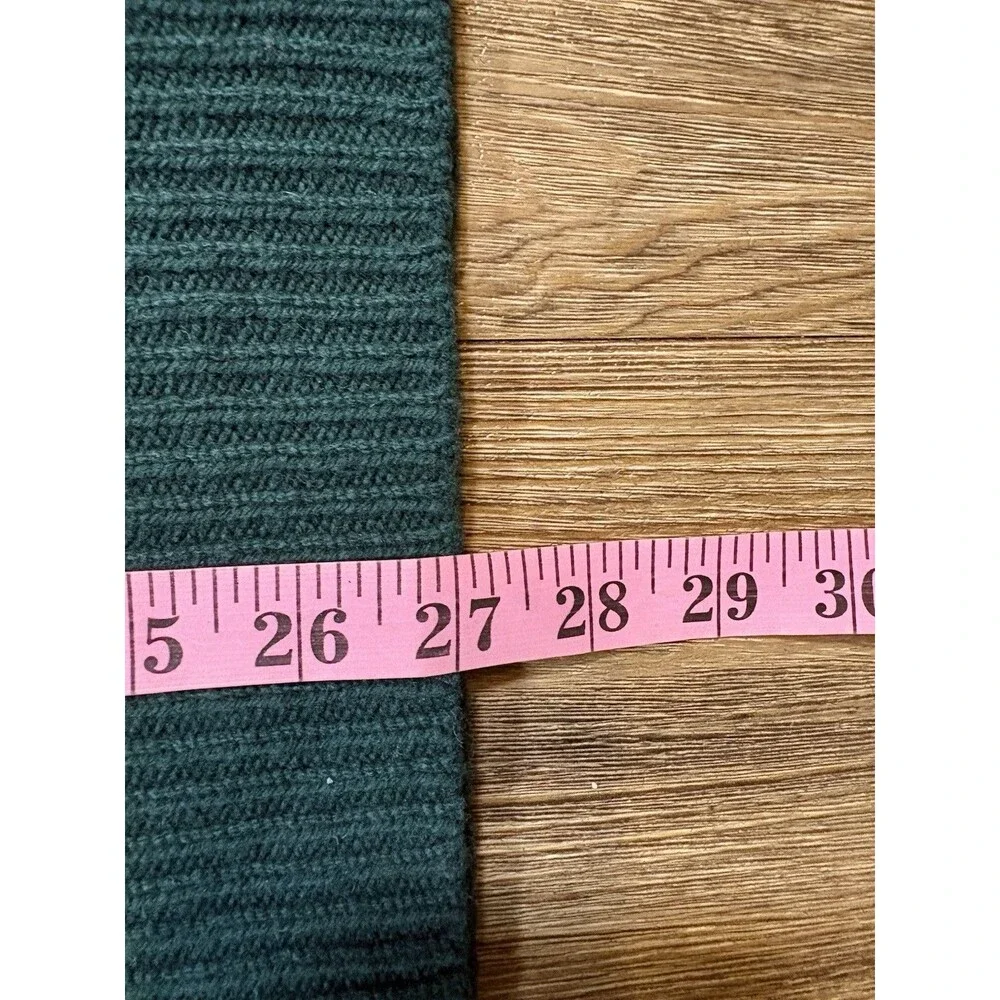 J Crew Lambswool Fair Isle Sweater XL Green Fisherman Nordic Mens